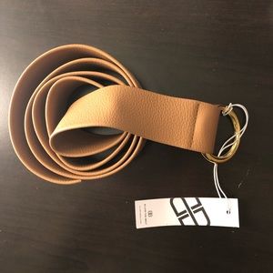 B-low The Belt Tan Vegan Leather Belt NWT
